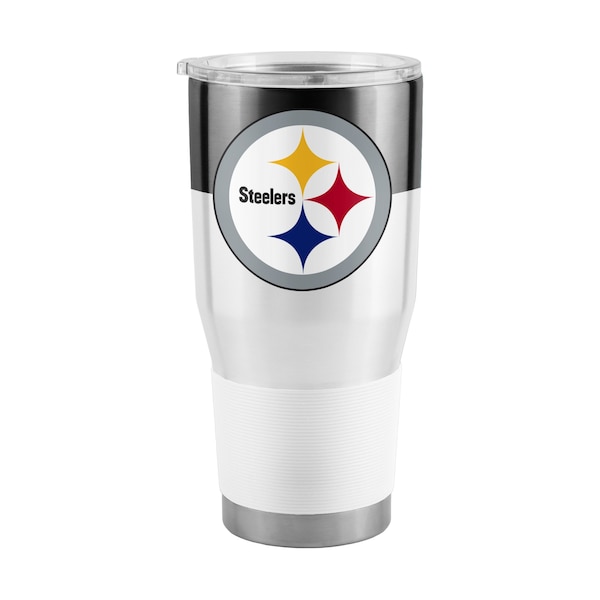Logo Brands Pittsburgh Steelers 30oz Colorblock Stainless Tumbler 625-S30T-11 - main